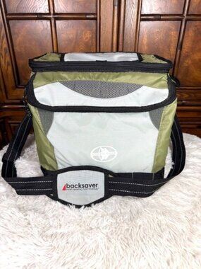 Vintage Arctic Zone Flip Top Removable Hard Shell Insulated Cooler w/ Backsaver